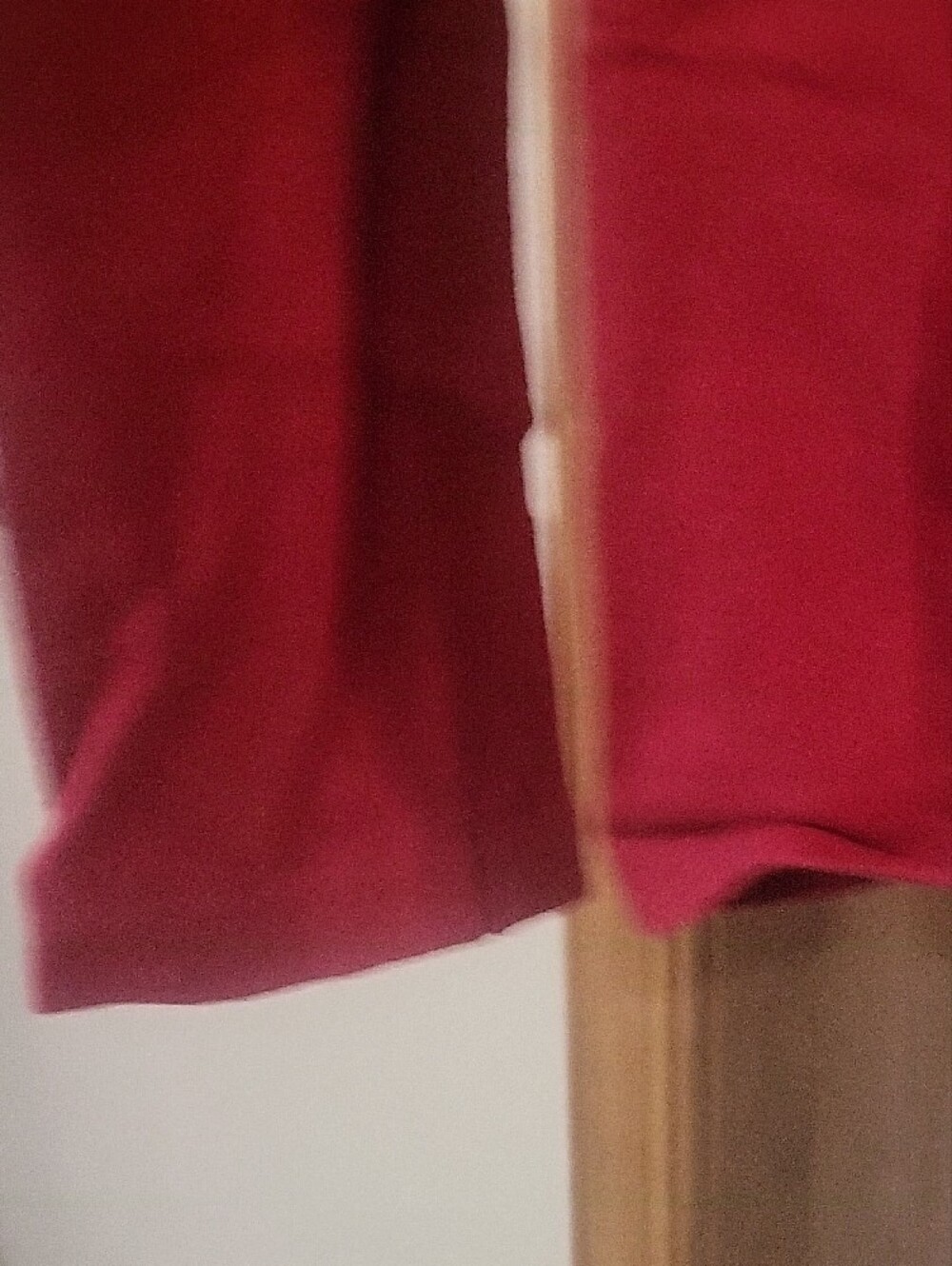 Champion Red Temple Owls V‑Neck Long Sleeve Tee - Picture 3 of 5